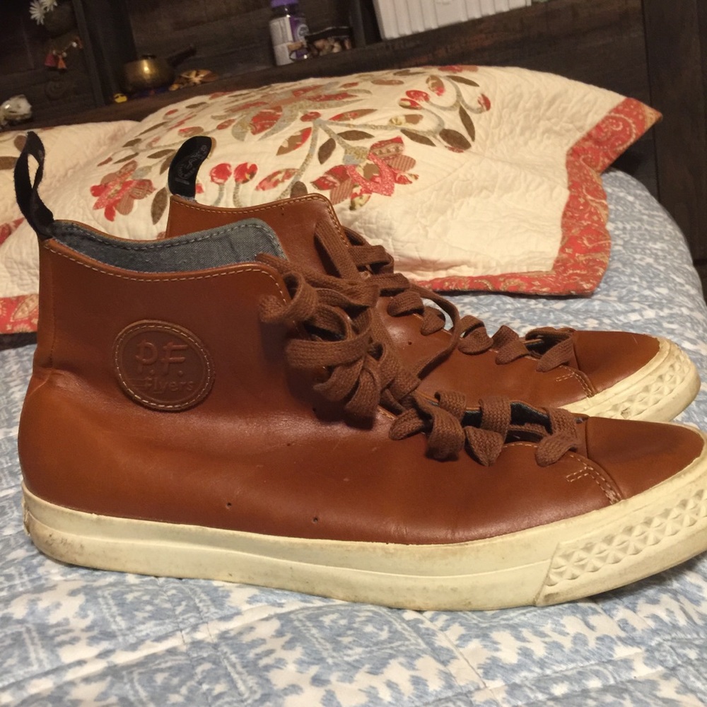 P.F. Flyers Todd Snyder Leather Rambler High Tops